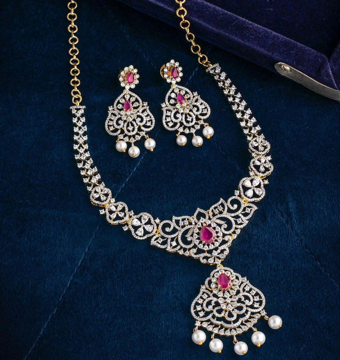 American Diamond Necklace sets