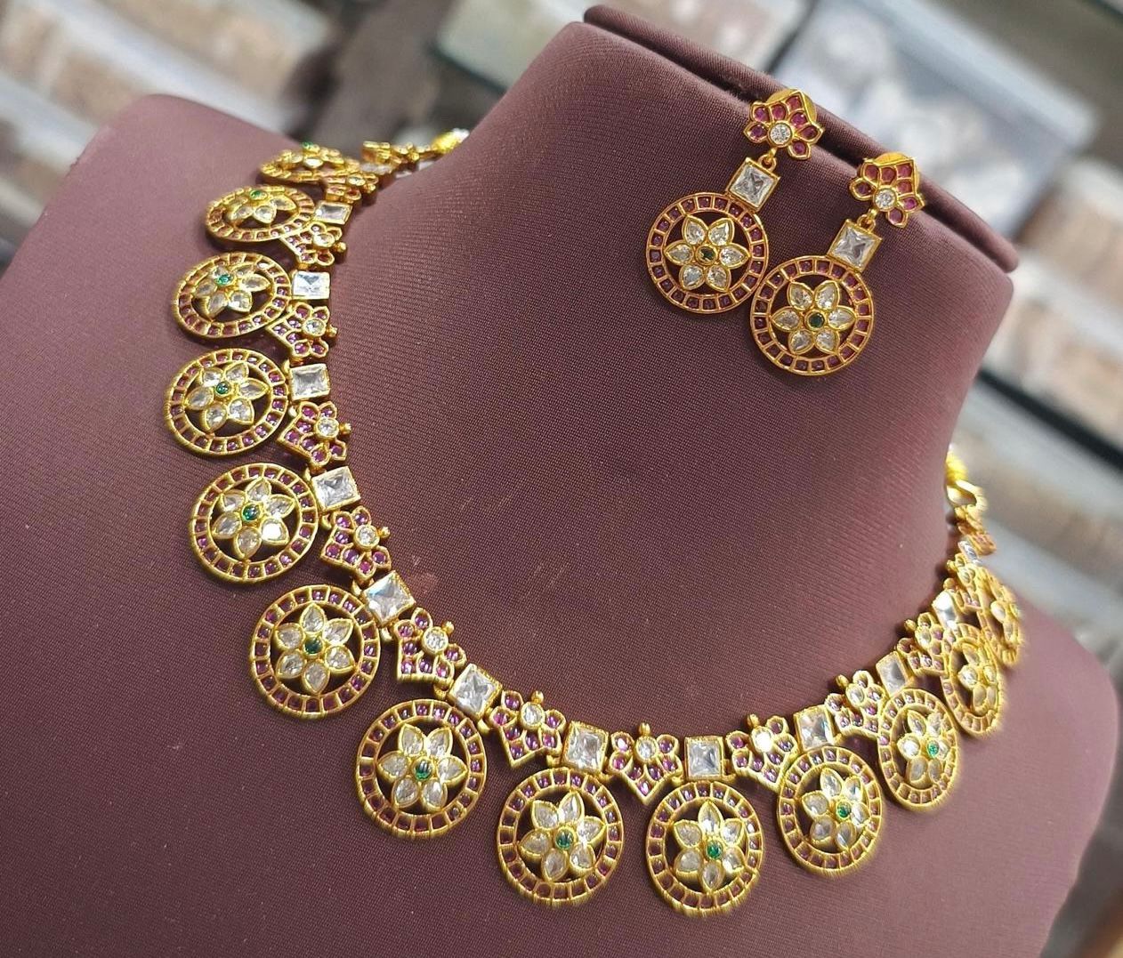 kasu necklace set