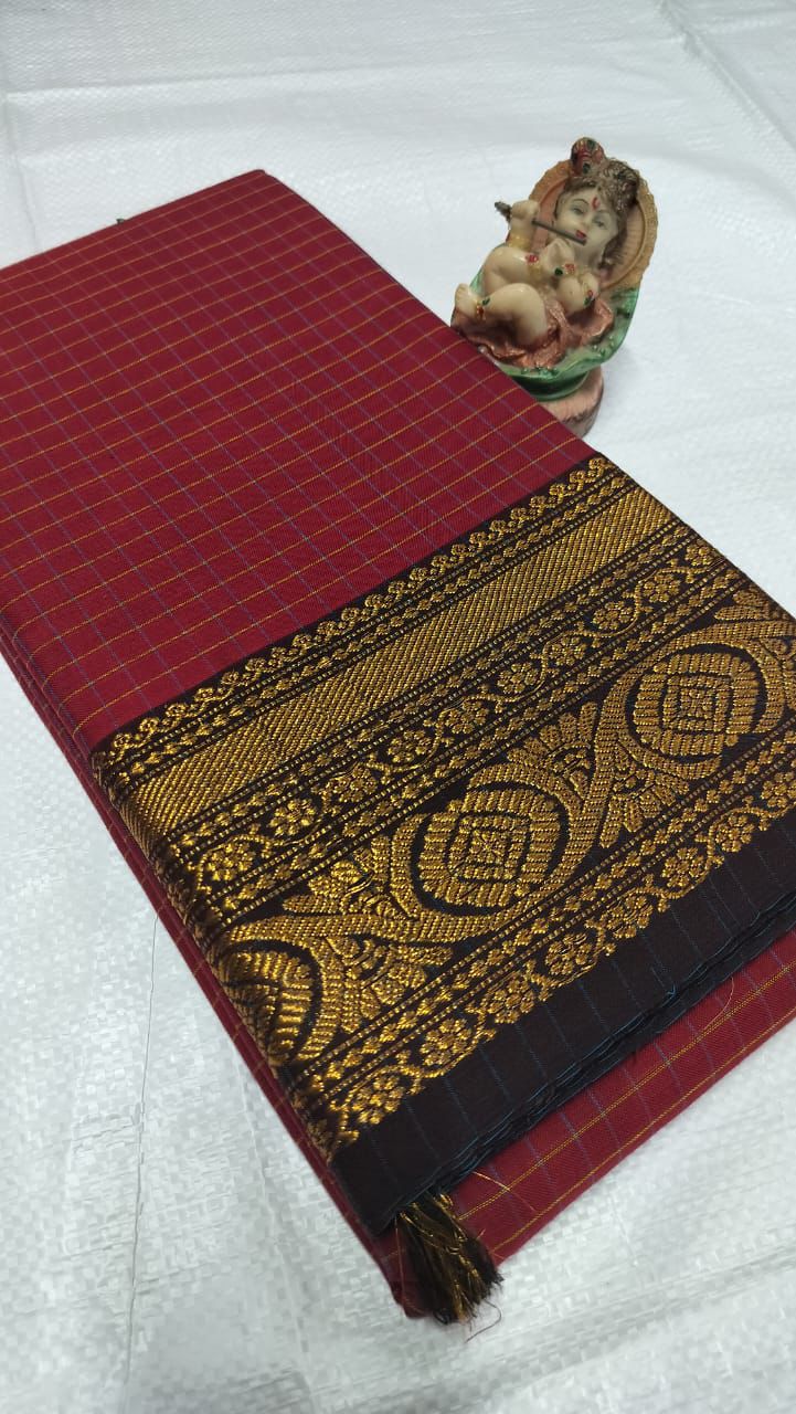 Narayenpet checked Sarees