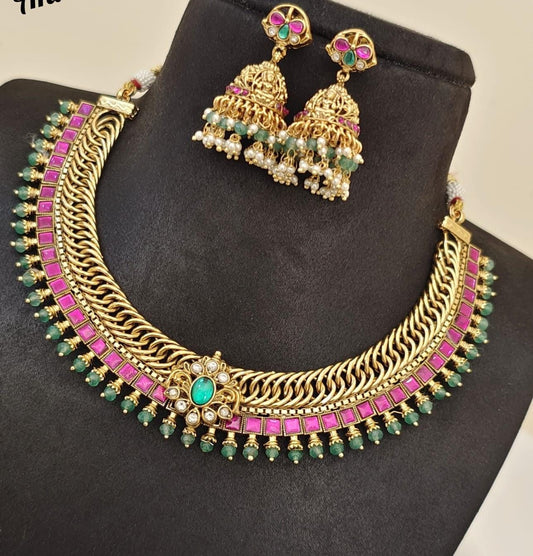 Jilabi necklace set