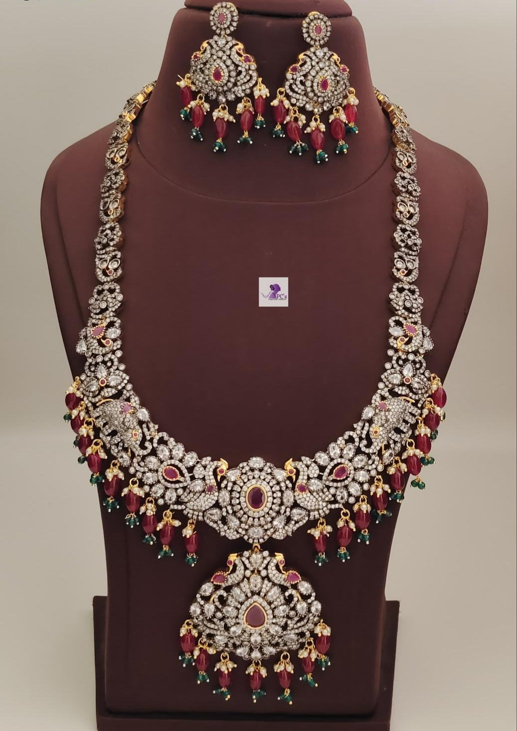 Victorian Antique Necklace & Matching Earrings