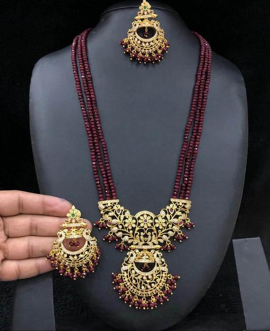Sugar Bead with pendant set