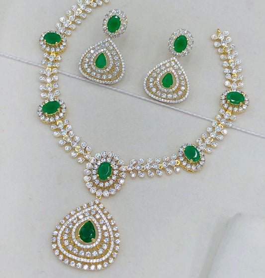 American diamond Necklace set
