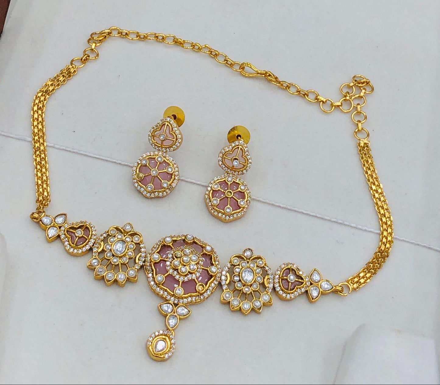 cz stone choker