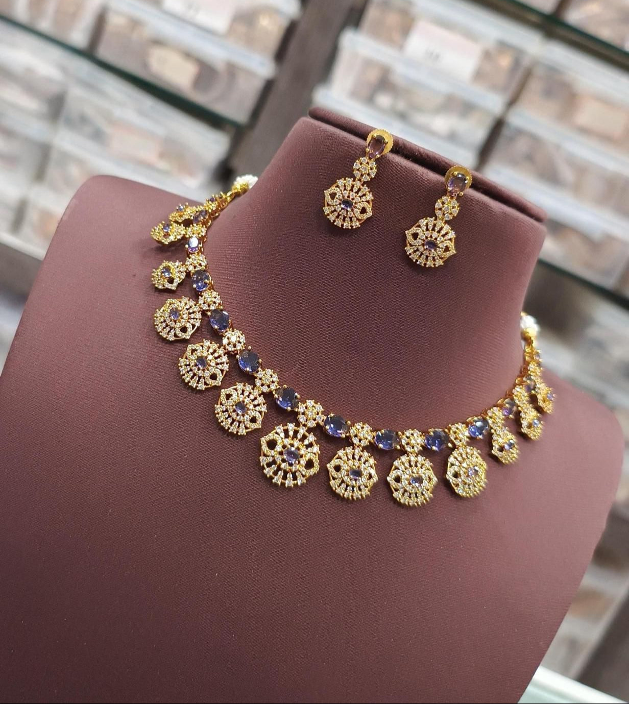 Blue Necklace set