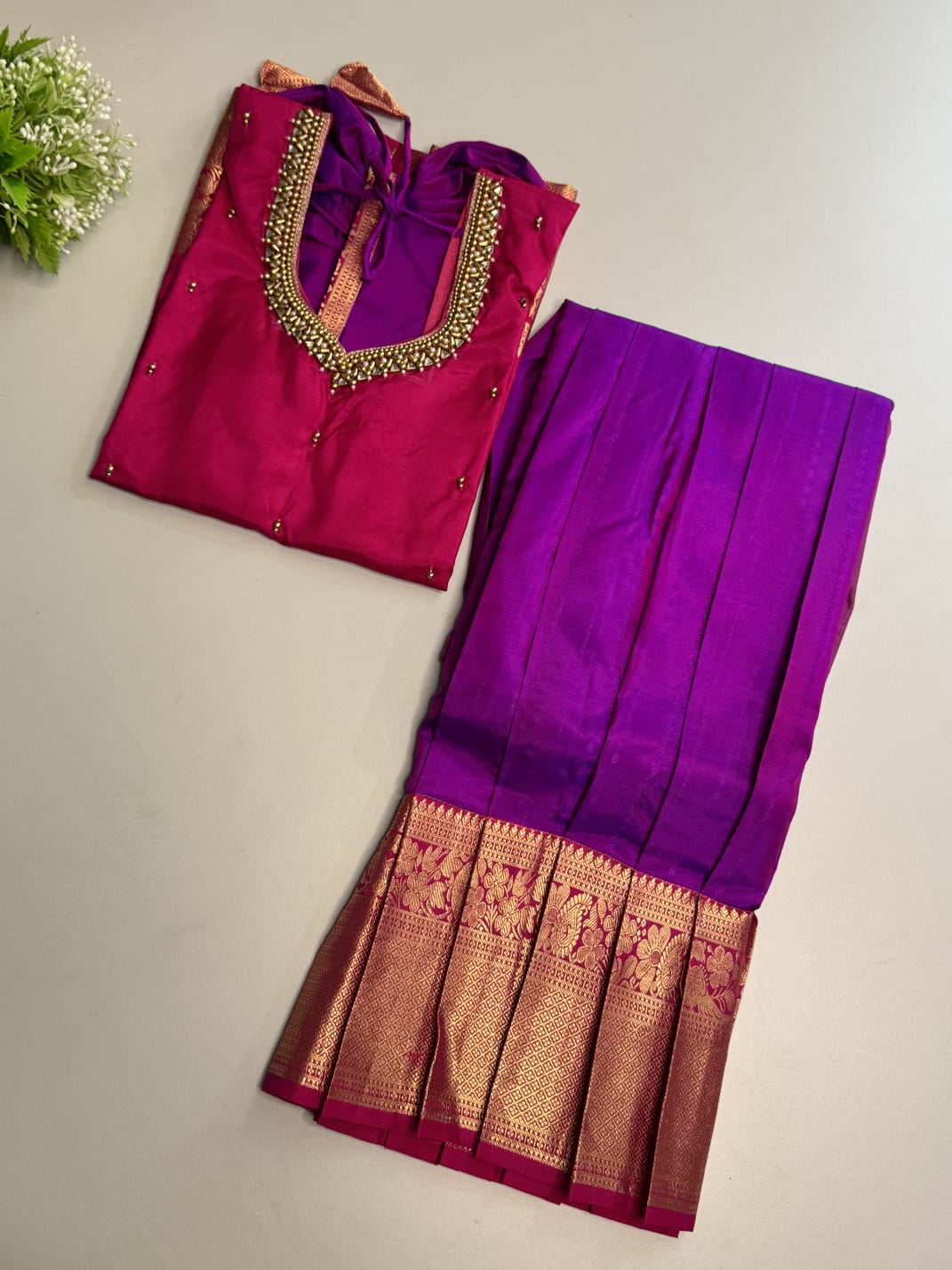 Kids pattu lehanga