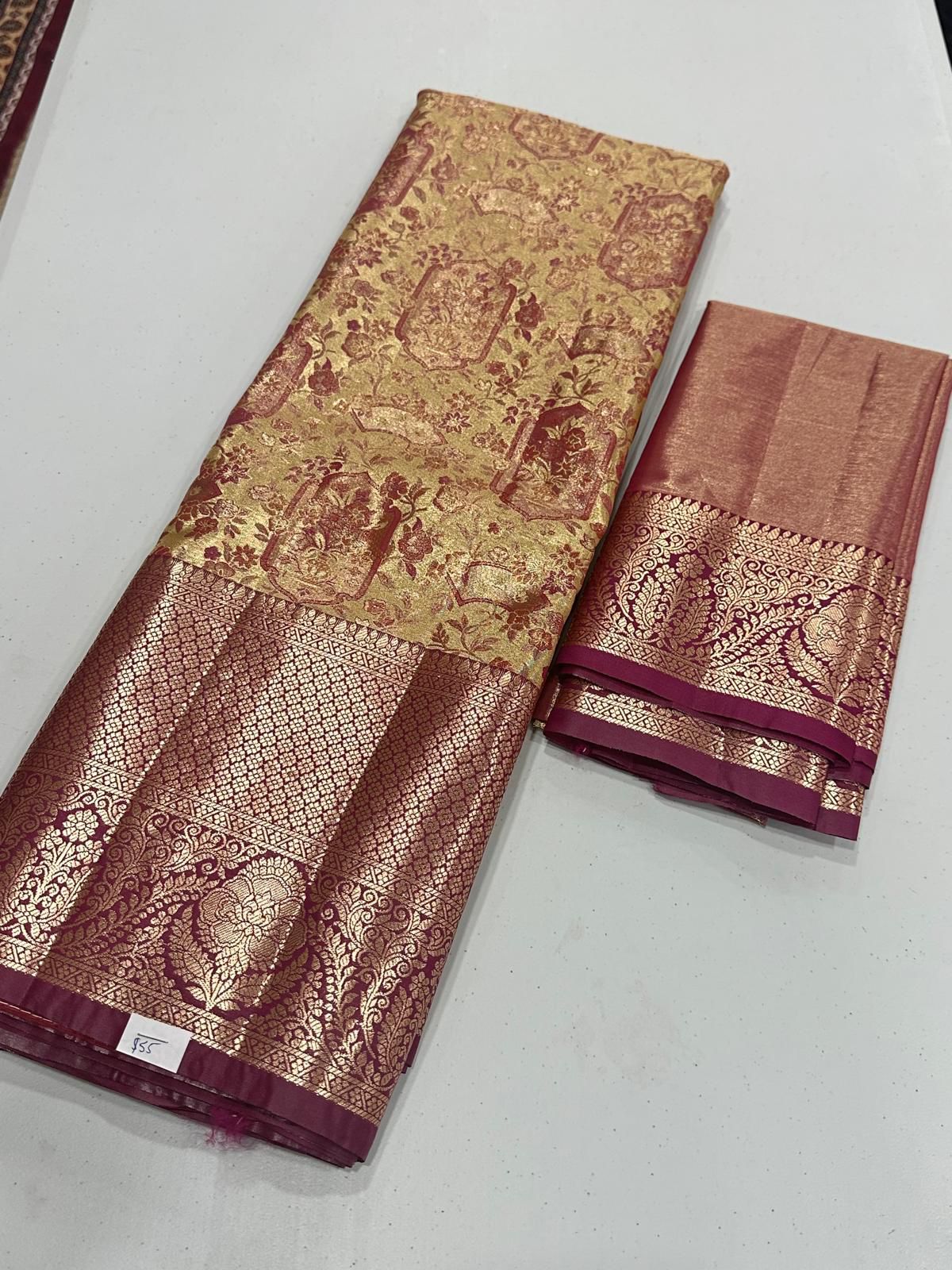 Maroon Bridal sarees