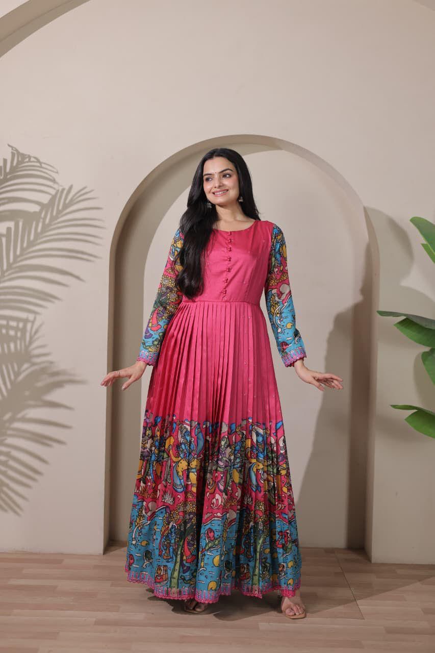 Penkalamkari gowns