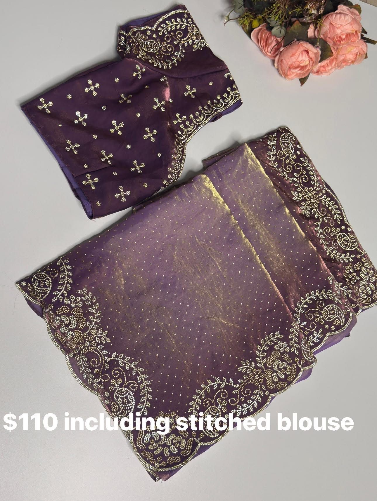 DOuble shade space silk