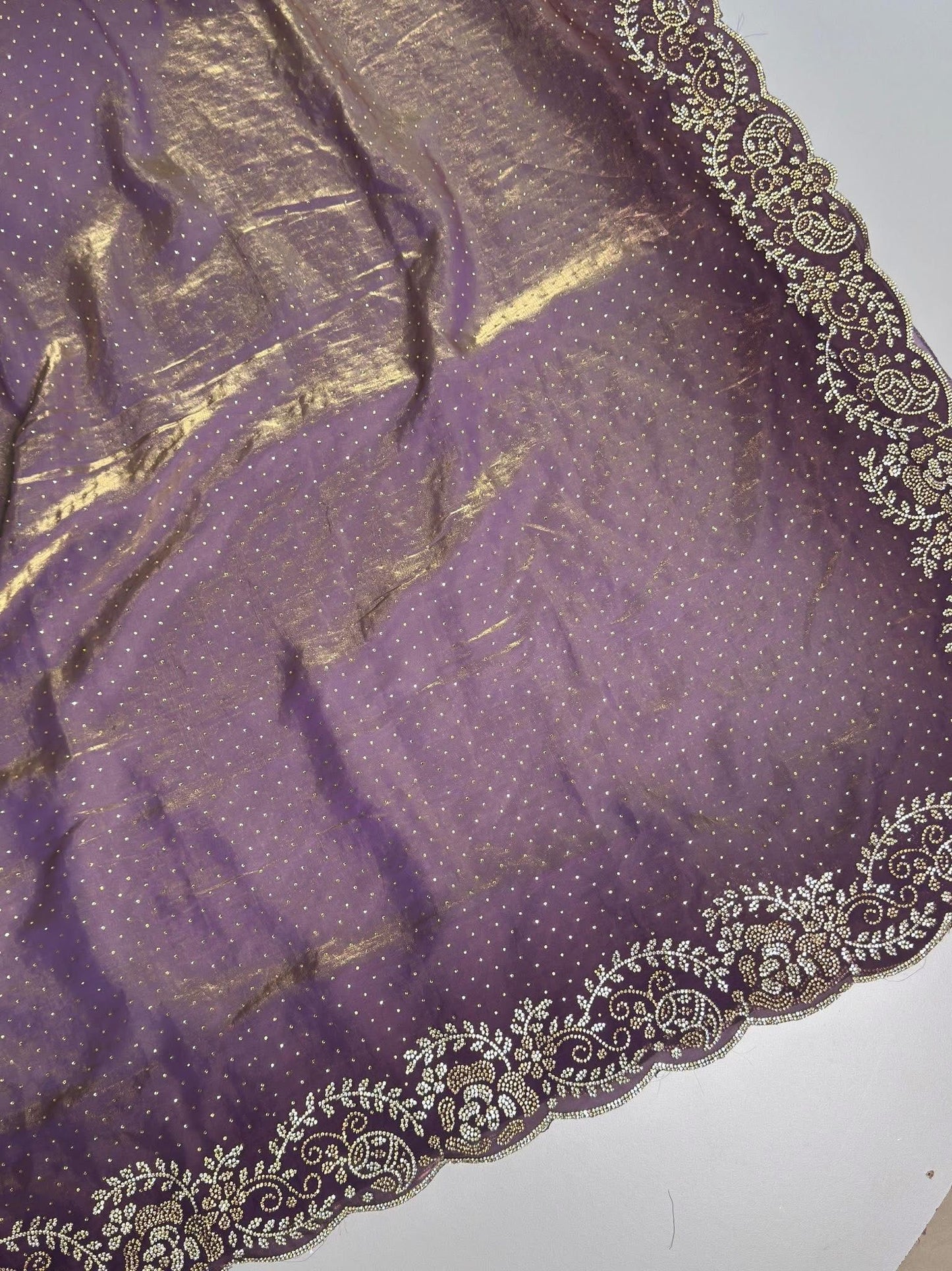 DOuble shade space silk