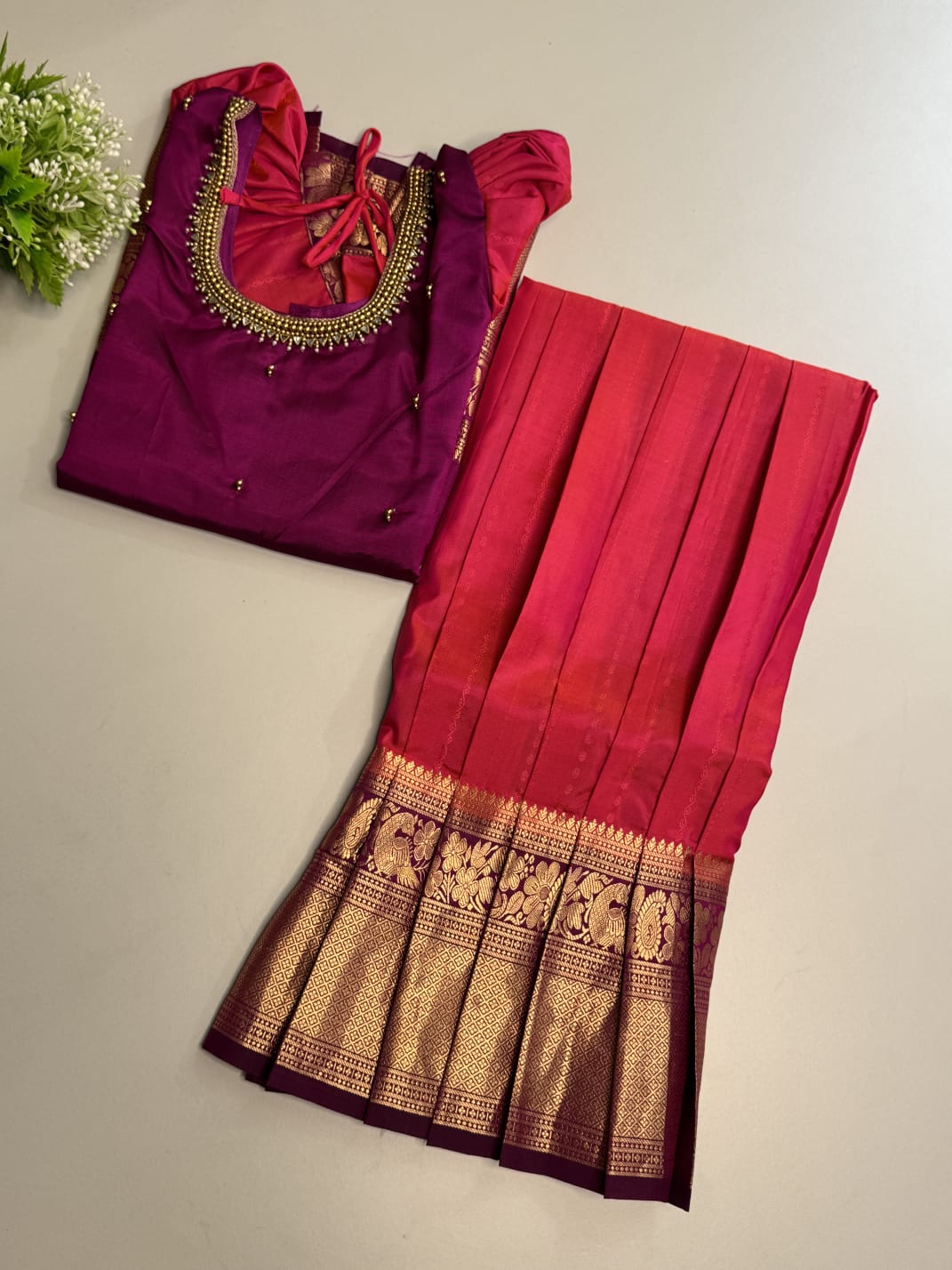 Kids pattu lehanga