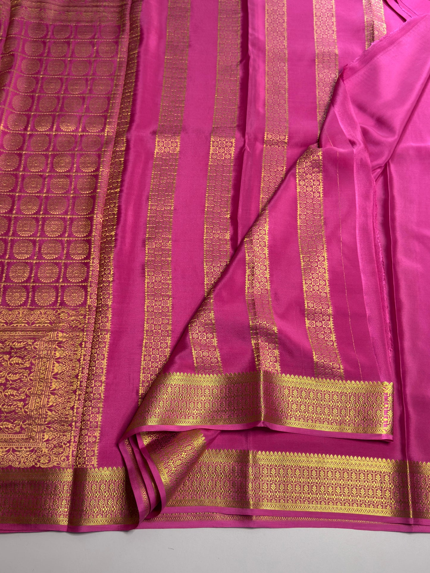 Brocade Mysore silk