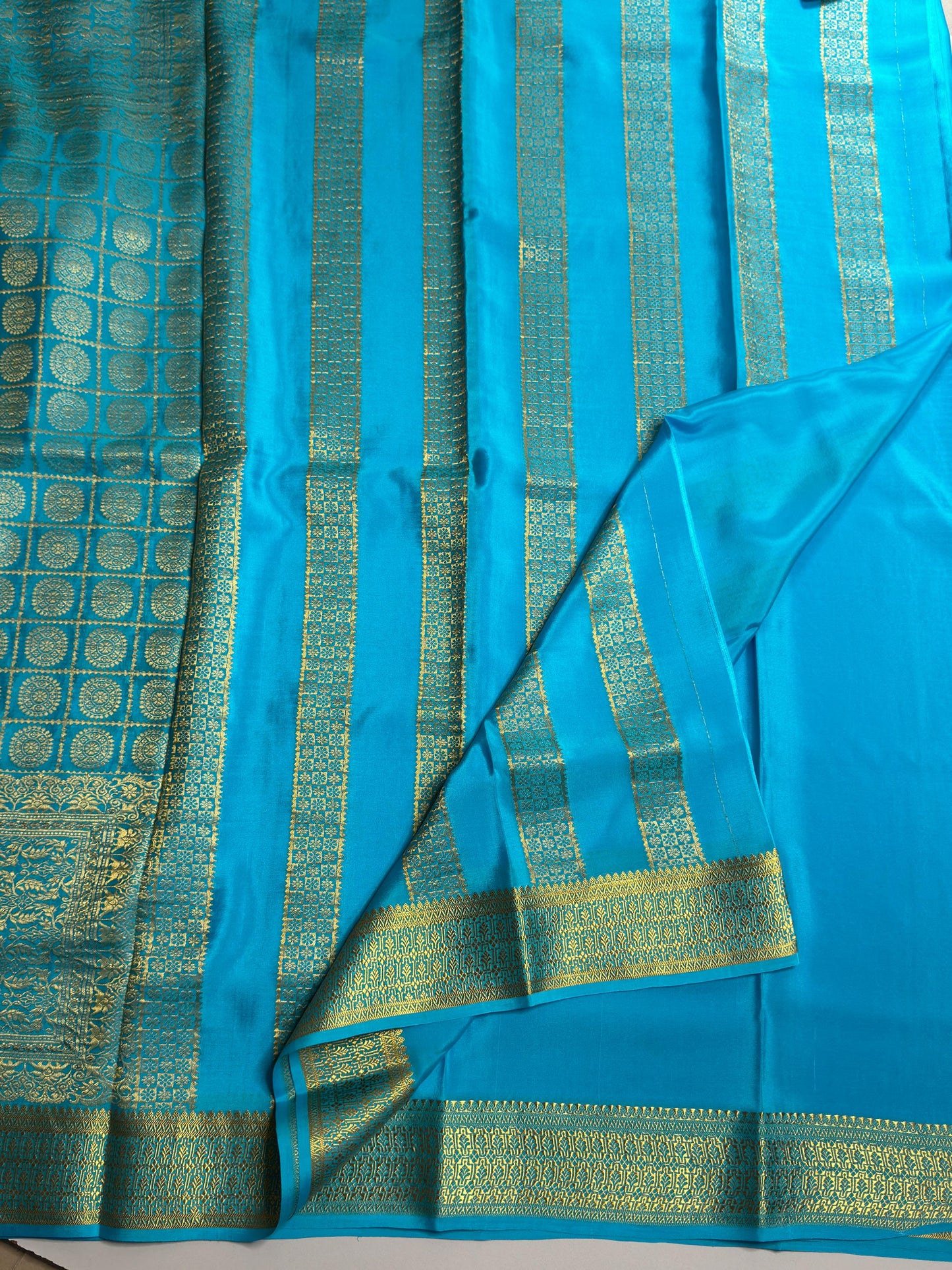 Mysore Silk wtih full Brocade