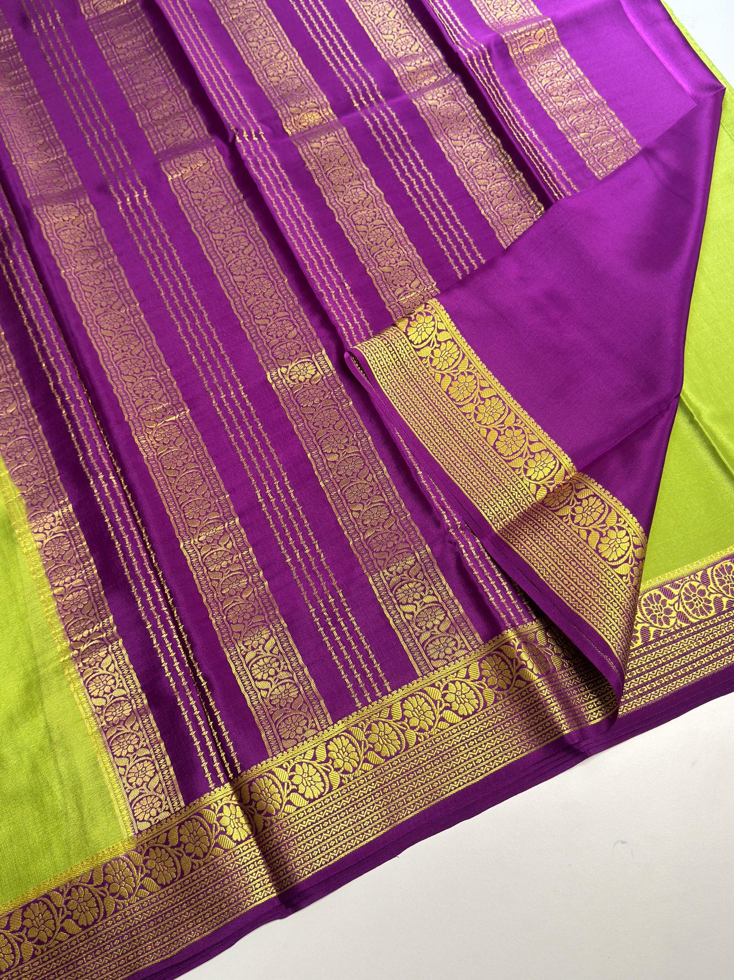 Plain Mysore silk