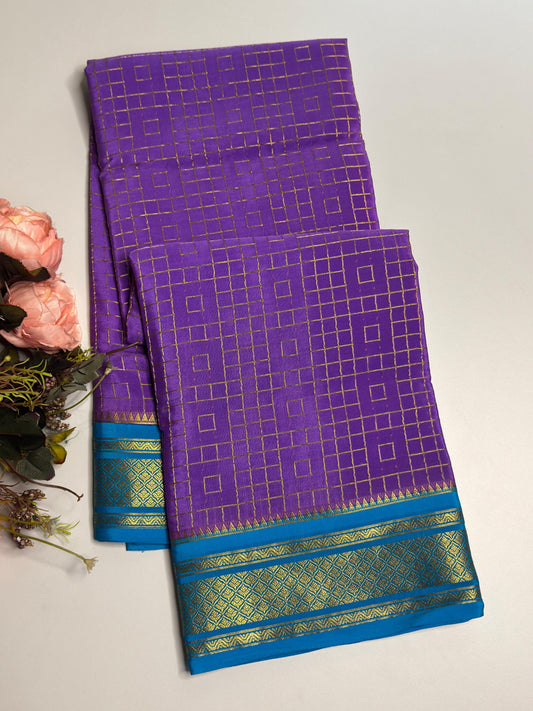 Vibrant saree of the festival