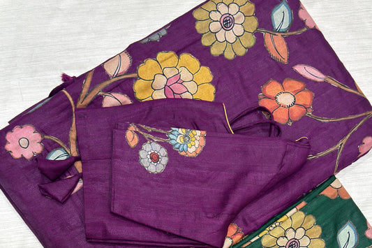 Elegant Floral Printed Saree Collection with Matching Blouse & Mask