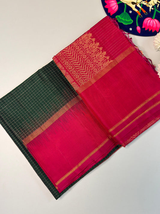 pure Vairaoosi silks sarees