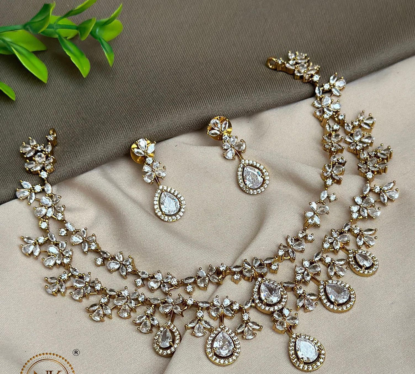 Victorian  necklace with earrings